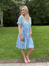 Wildflower Wanderer Embroidered Dress