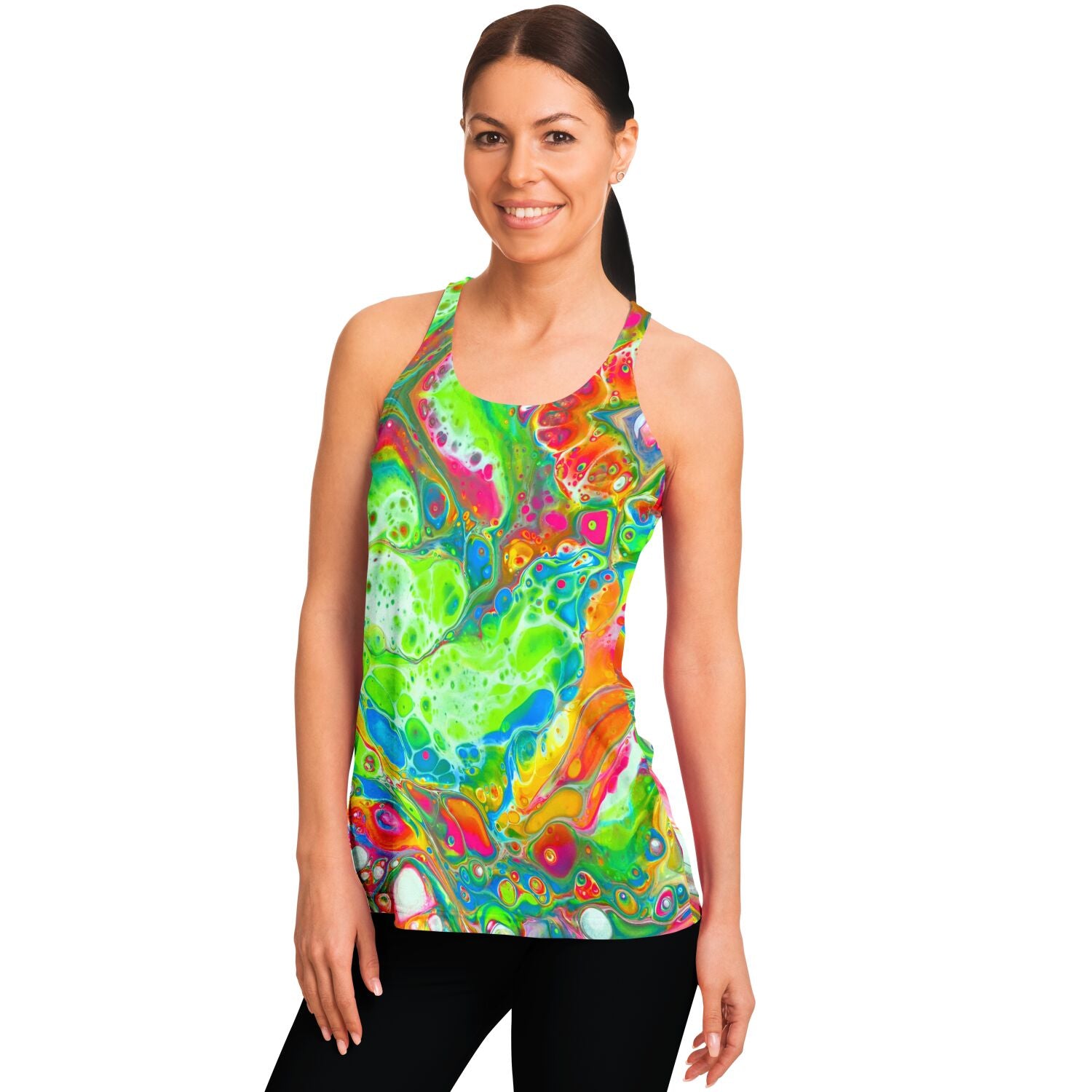 Flowy Racerback Tank Top - Candyland