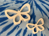 White Distressed Tabletop Butterflies (set of 2)