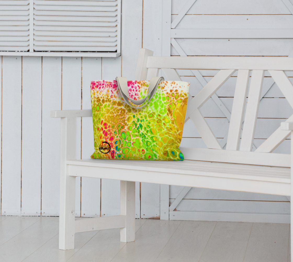 Large Essential Tote - Spring Showers