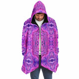 Daytripper Fleece Cloak - Pink Vortex
