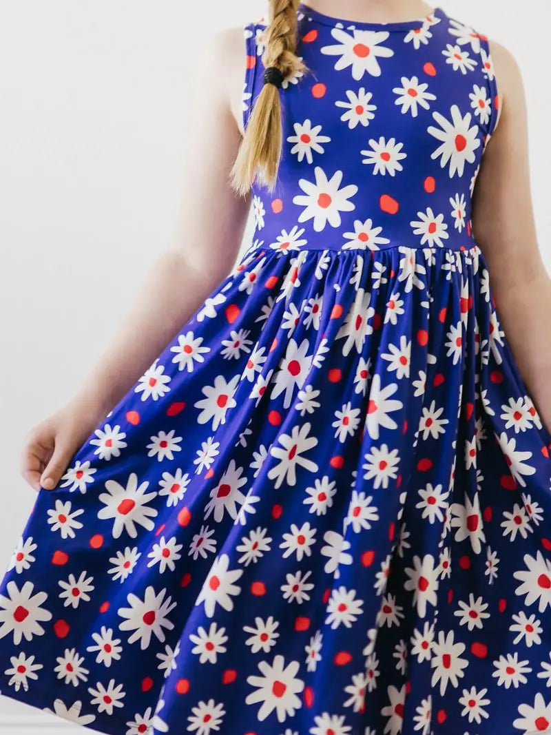 Girls: Baby You're a Firework Tank Twirl Dress