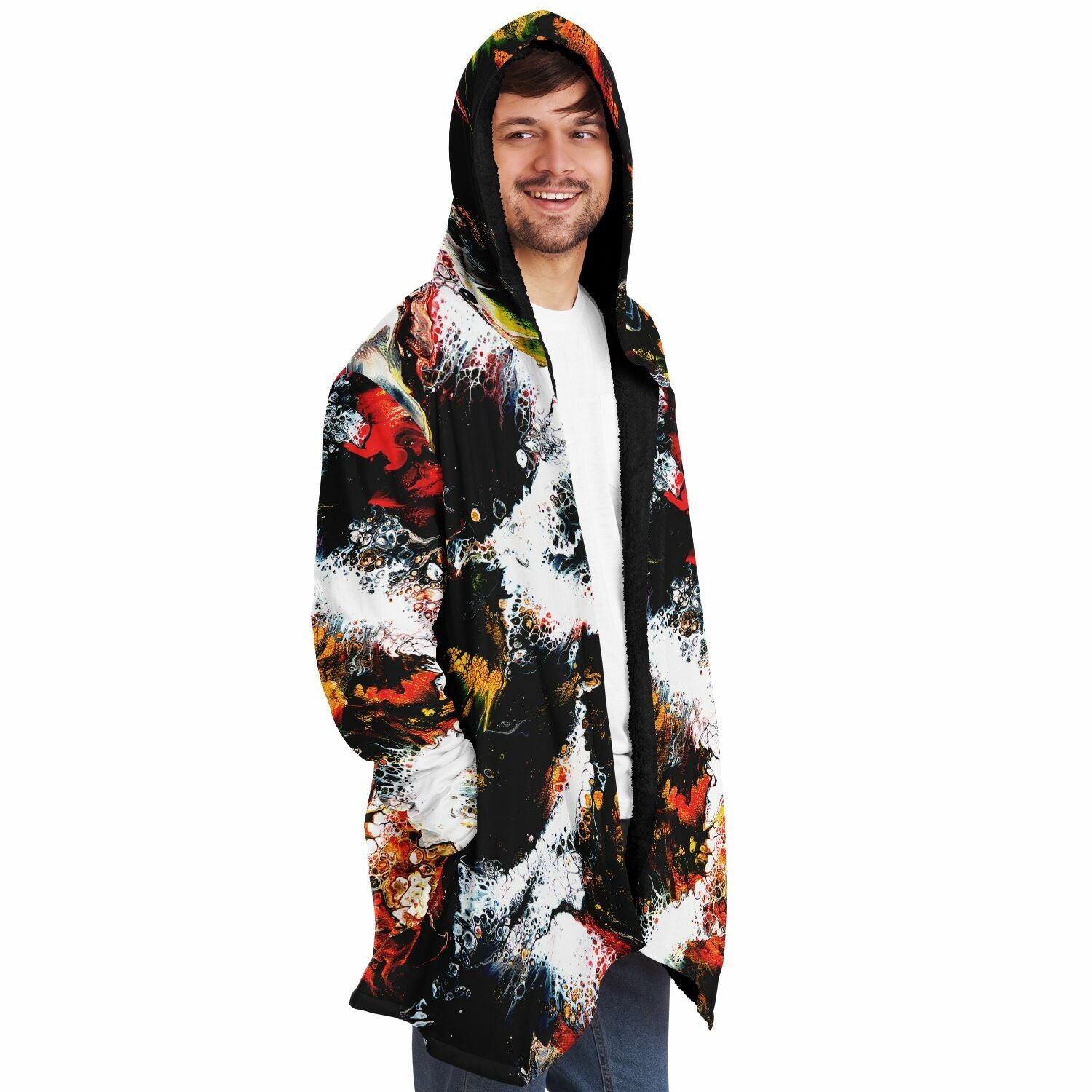 Daytripper Fleece Cloak - Whitewater Koi