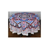 Mandala Round Cotton Tablecloths - 80"