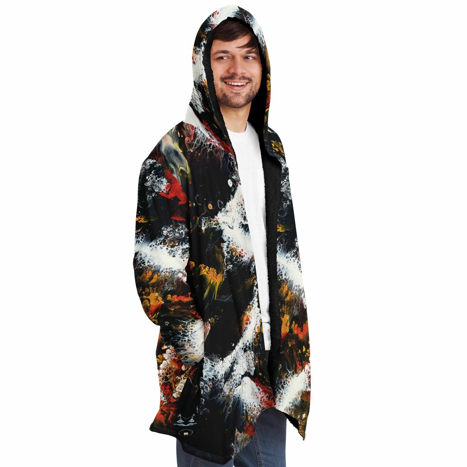 Penny Lane Fleece Cloak - Whitewater Koi