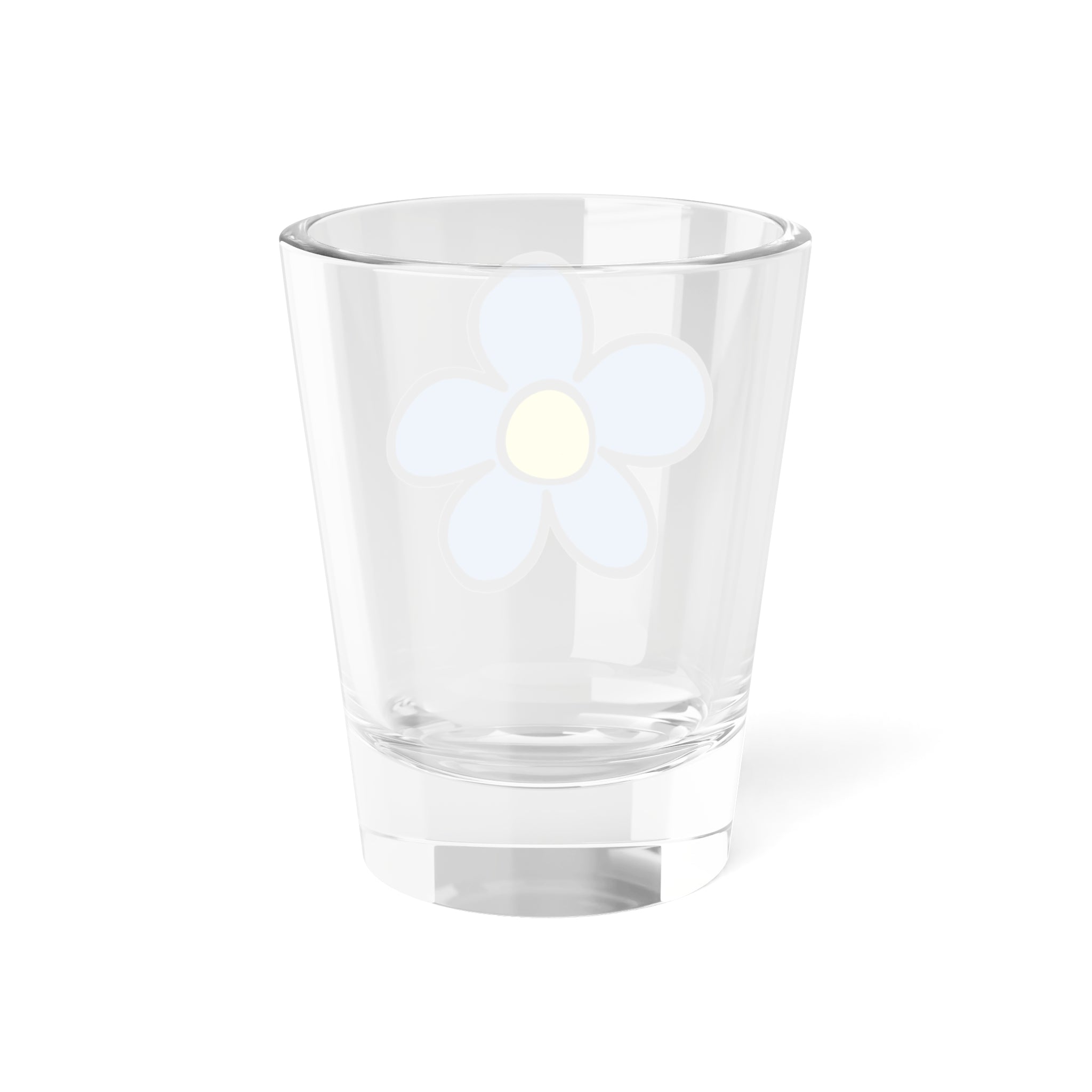 Charming Floral Shot Glass for Celebrations, 1.5oz Fun Drinkware, Summer Party, Gift for Friends, Wedding Favors, Unique Collectible