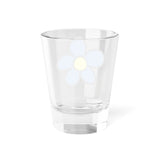Charming Floral Shot Glass for Celebrations, 1.5oz Fun Drinkware, Summer Party, Gift for Friends, Wedding Favors, Unique Collectible