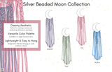 Macrame Beaded Moon Wall Hanging