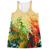 Flowy Racerback Tank Top - Wildflowers