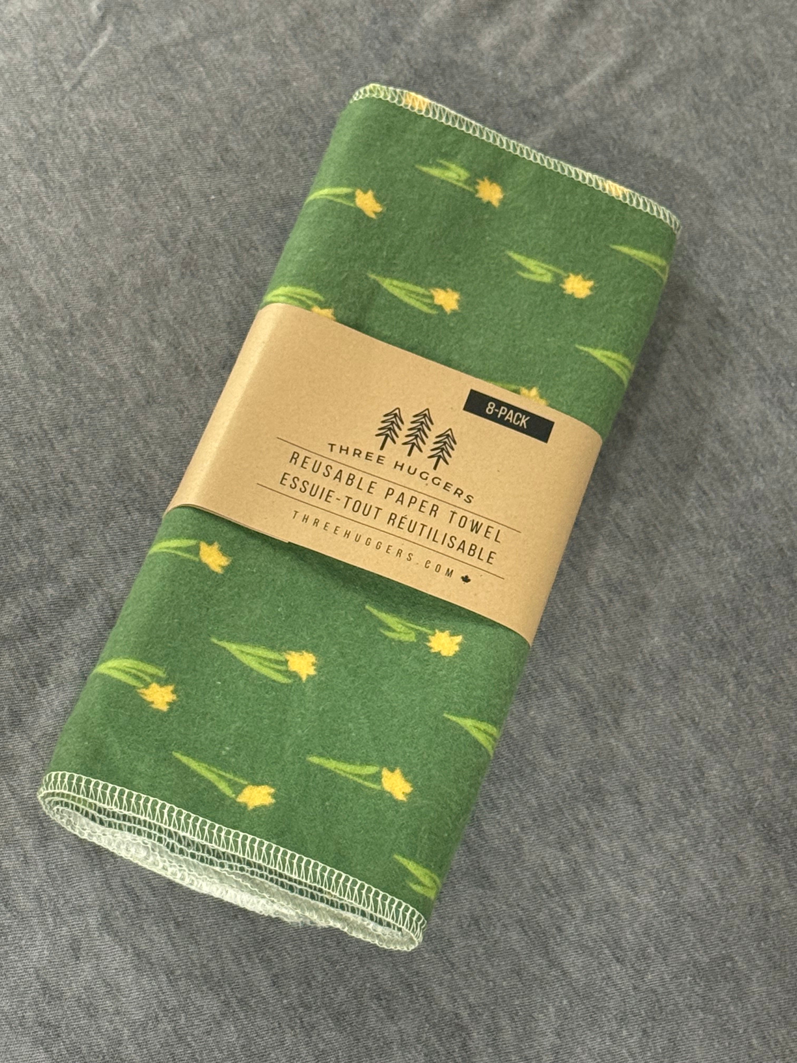 Reusable Paper Towels by Three Hugger