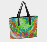 Vegan Leather Tote Bag - Candyland