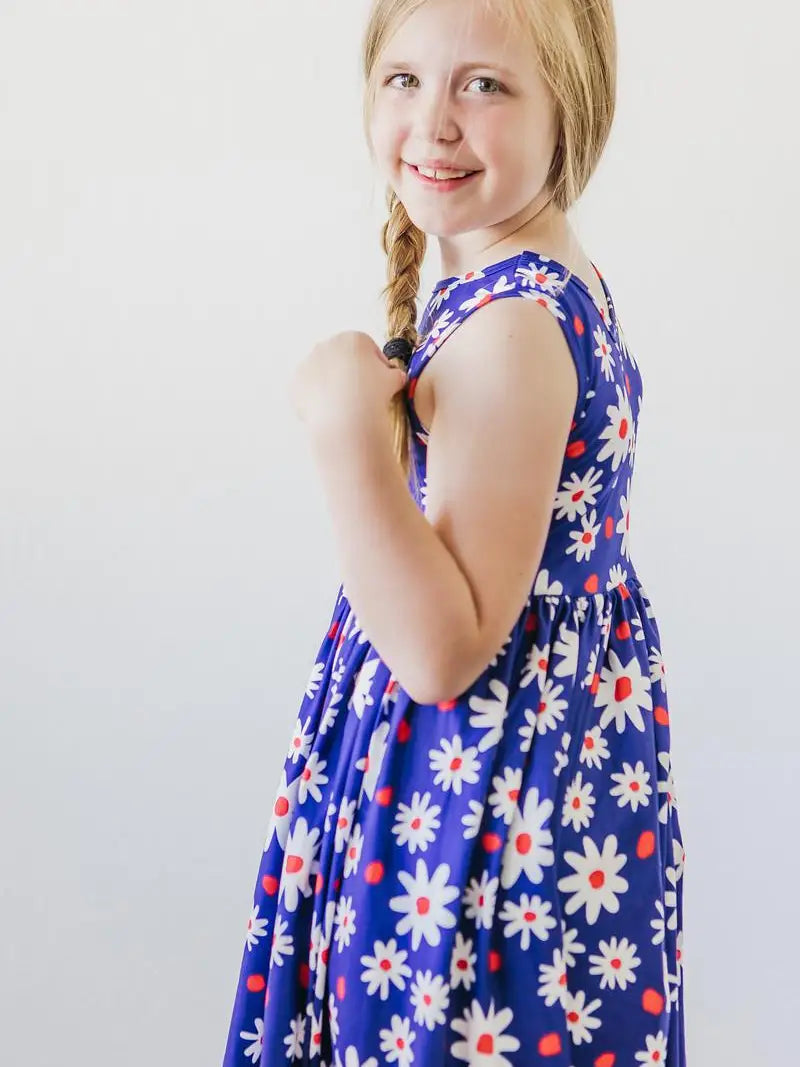 Girls: Baby You're a Firework Tank Twirl Dress