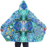 Penny Lane Fleece Cloak - Cellular Blues