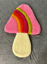 Fuzzy Fun Wall Art - Rainbow Mushroom