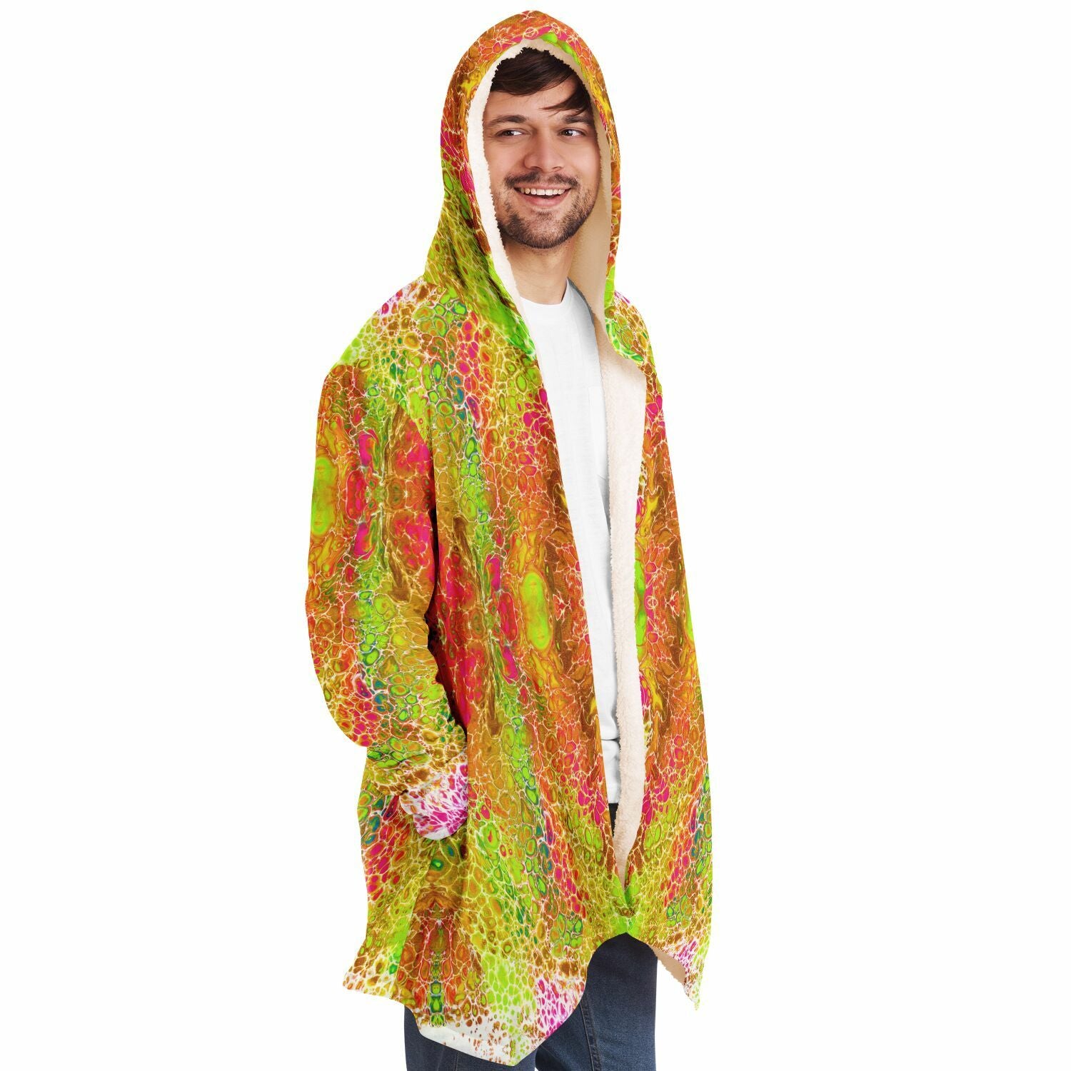 Daytripper Fleece Cloak - Spring Showers