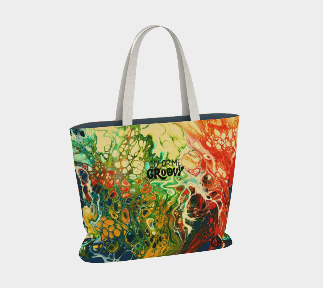 Large Dream Fest Tote Bag - Wildflowers