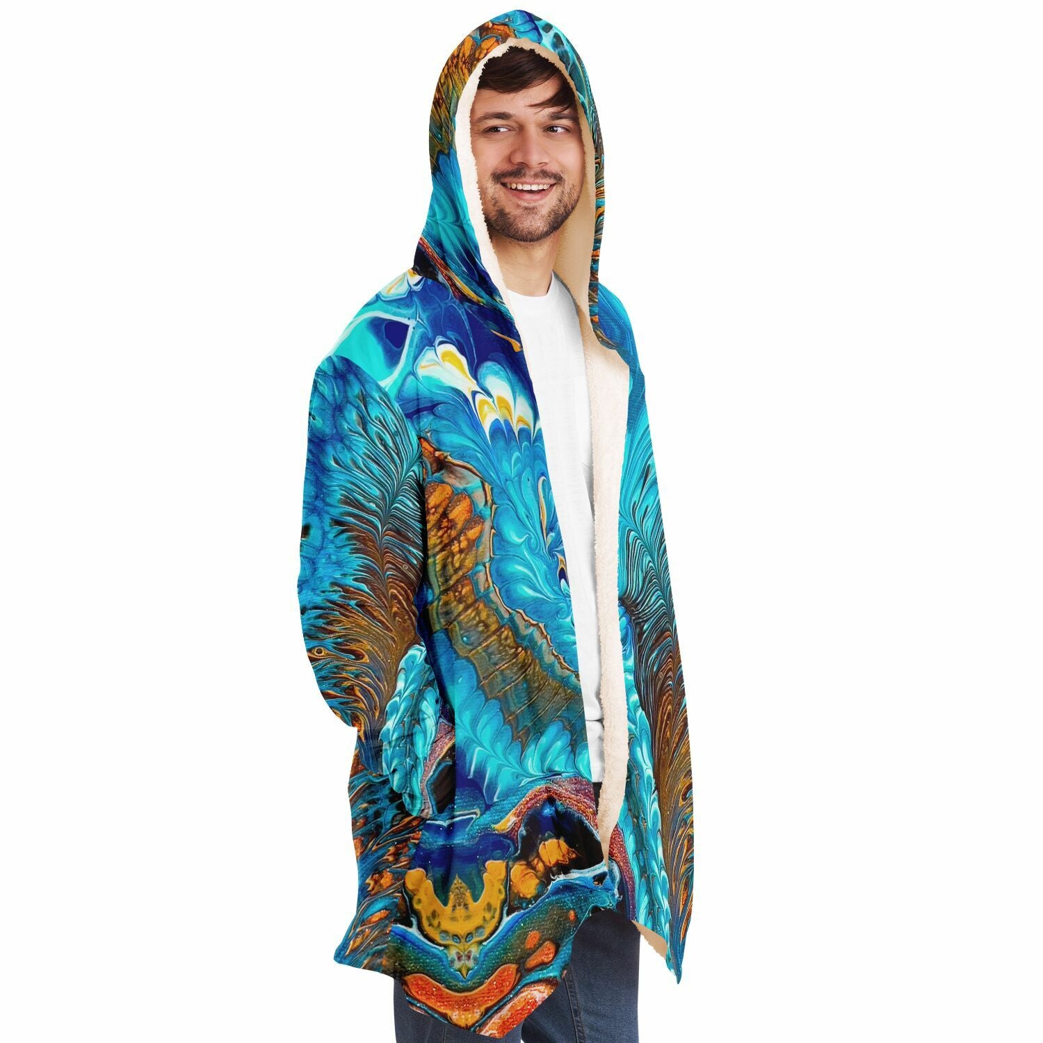 Penny Lane Fleece Cloak - Pacific Current