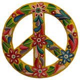 Painted Peace Metal Wall Art