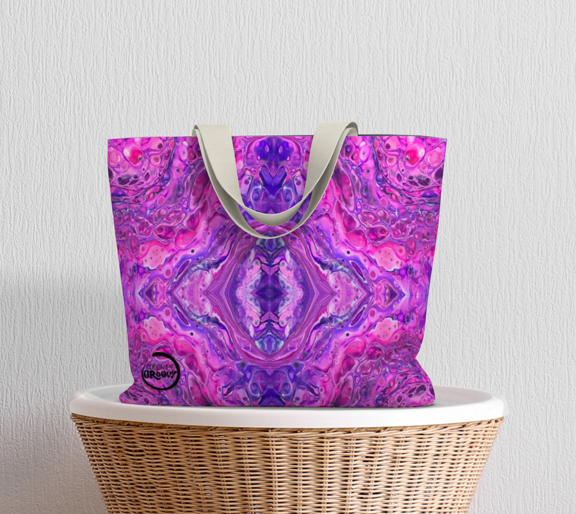 Large Essential Tote - Pink Vortex