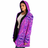 Daytripper Fleece Cloak - Pink Vortex