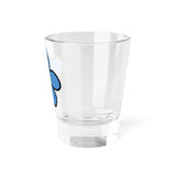 Charming Floral Shot Glass for Celebrations, 1.5oz Fun Drinkware, Summer Party, Gift for Friends, Wedding Favors, Unique Collectible