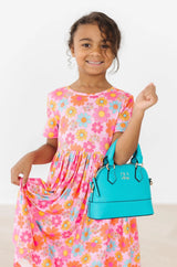Girls: Petal Pop Short Sleeved Twirl Dress