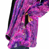 Penny Lane Fleece Cloak - Pink Vortex