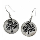 Pewter Tree of Life Necklace & Earring set by Anju Jewelry