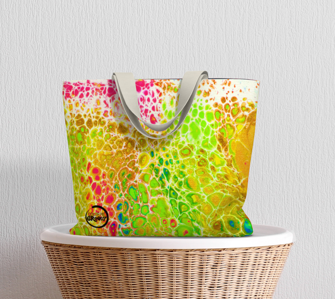 Large Essential Tote - Spring Showers