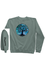 Tree of Life Sweatshirt - Cellular Blues