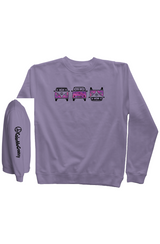 VW Van Sweatshirt - Pink Vortex