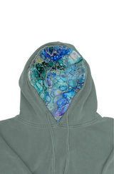 Groovy Van Pigment Dyed Hoodie - Cellular Blues - 