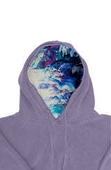 Groovy Van Pigment Dyed Hoodie - Iris Overture - L