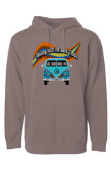 Groovy Van Pigment Dyed Hoodie - Pacific Current -