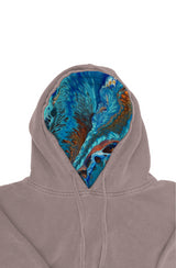 Groovy Van Pigment Dyed Hoodie - Pacific Current -