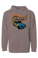 Groovy Bug Pigment Dyed Hoodie - Pacific Current -