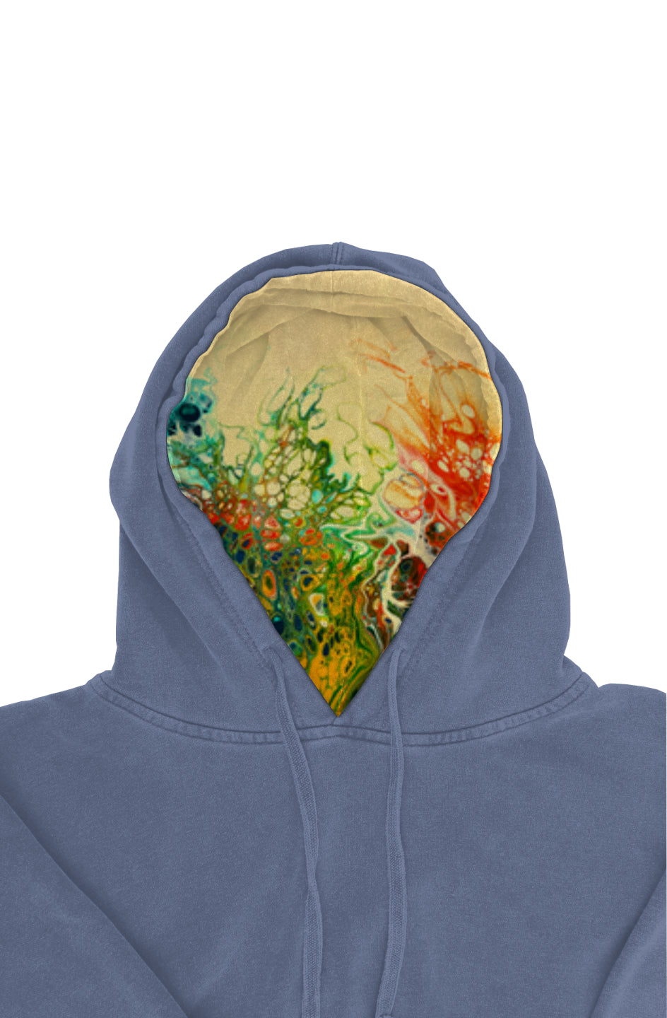 Groovy Van Pigment Dyed Hoodie - Wildflowers - LIN