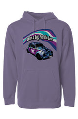 Groovy Bug Pigment Dyed Hoodie - Iris Overture - L