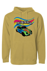 Groovy VW Bug Pigment Dyed Hoodie - Candyland - LI