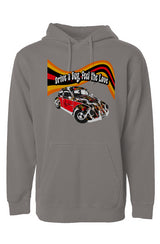 Groovy VW Bug Pigment Dyed Hoodie - Whitewater Koi