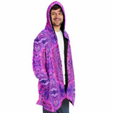 Daytripper Fleece Cloak - Pink Vortex
