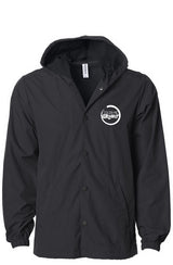 Black-On-Black-Water-Resistant Windbreaker