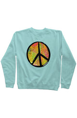 NEW Peace Out Sweatshirt - Golden Riptide