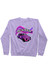 NEW VW Bug Sweatshirt - Pink Vortex