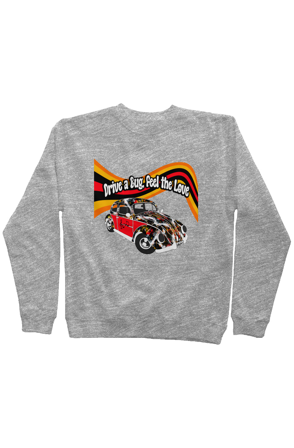 NEW VW Bug Sweatshirt - Whitewater Koi