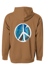 NEW Peace Out pullover hoody - Pacific Current