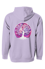 NEW Tree of Life pullover hoody - Pink Vortex