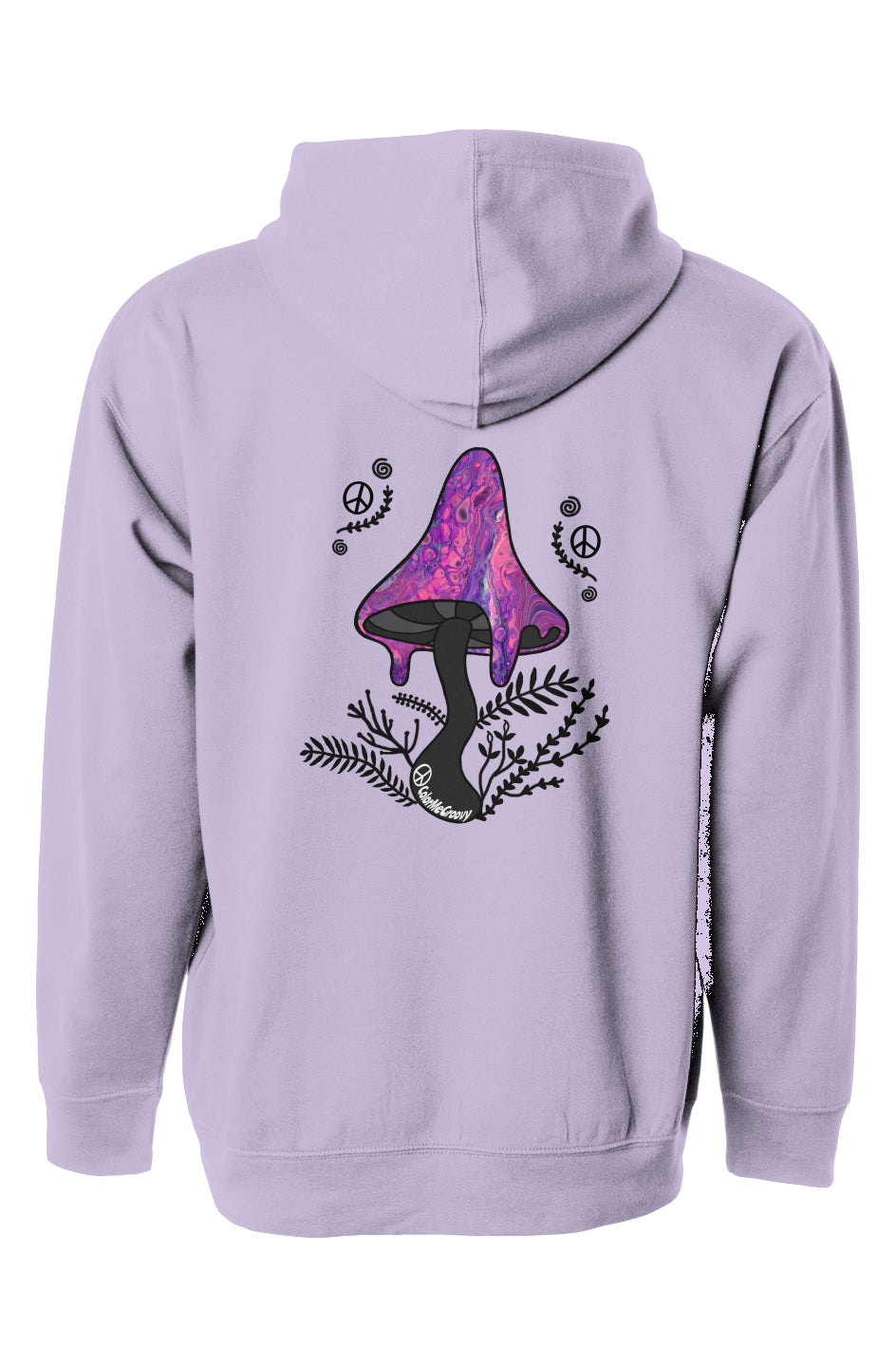 NEW Shroomy pullover hoody - Pink Vortex