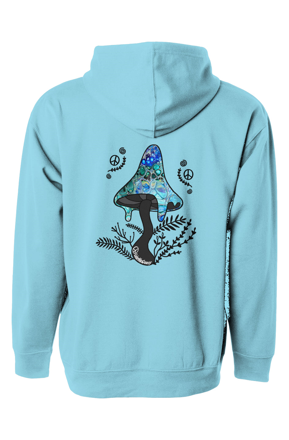 NEW Shroomy pullover hoody - Cellular Blues