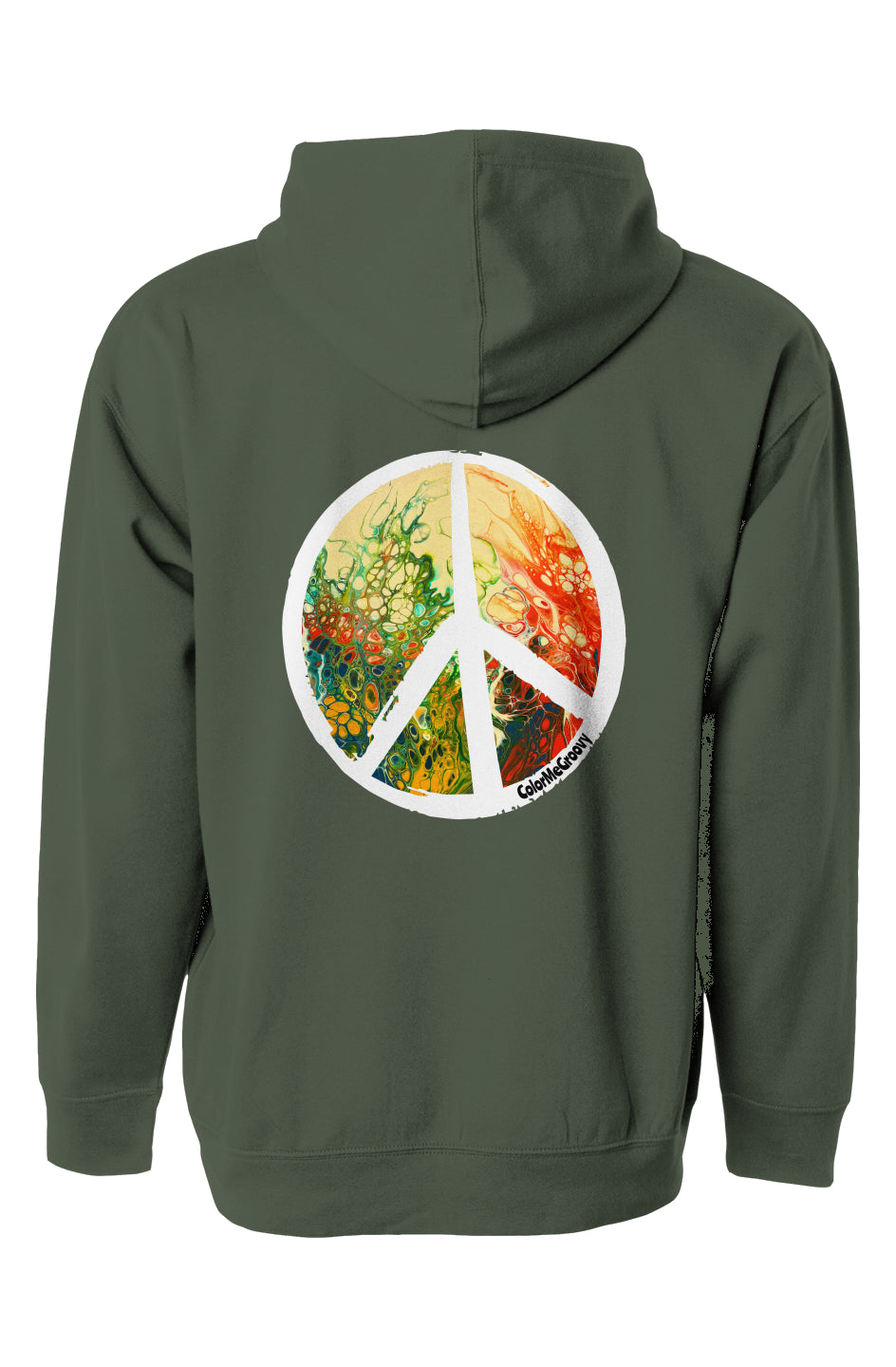 NEW Peace Out pullover hoody - Wildflowers